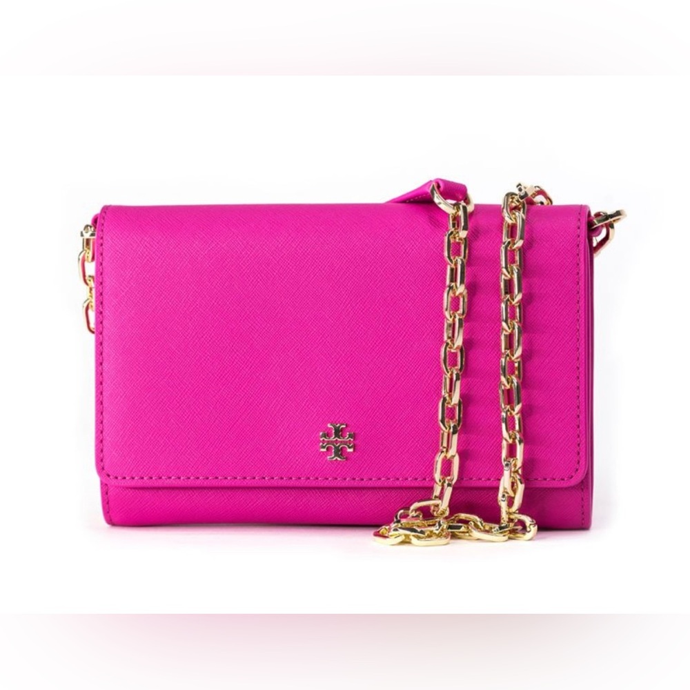 Tory Burch NWOT RARE Authentic Luxury Preppy Minimalist Chain Wallet Crossbody